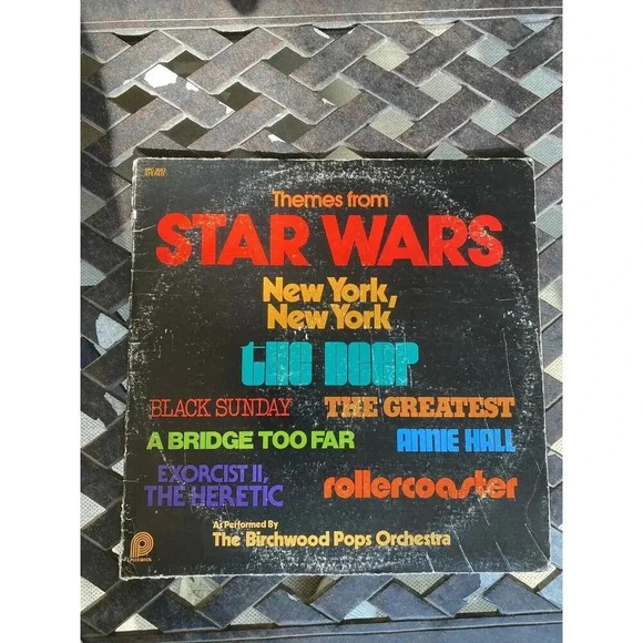 Themes From Star Wars (1977) Birchwood Pops Orchestra Pickwick Records Vinyl - Picture 1 of 4